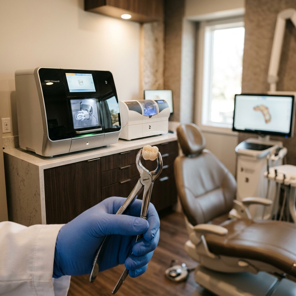 Precision and Efficiency: The Magic of Same-Day Crowns